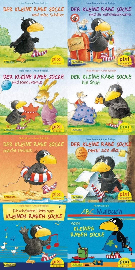Pixi Bücher Serie 193 Der kleine Rabe Socke