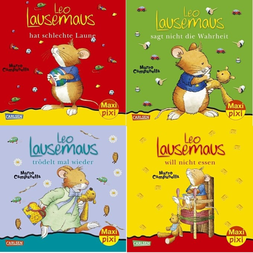 Maxi-Pixi Bücher Leo Lausemaus 2