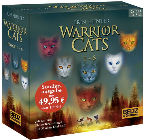 Warrior Cats Hörbücher Serie 1 Folge 1-6