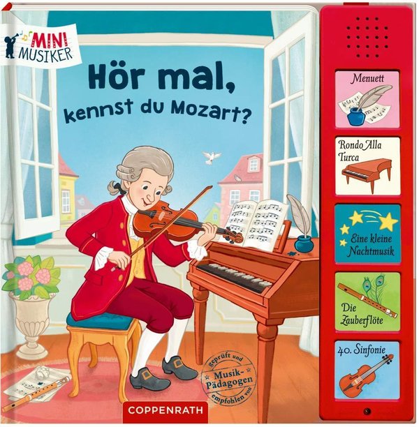 Hör mal kennst du Mozart Soundbuch mit Mozarts Werken