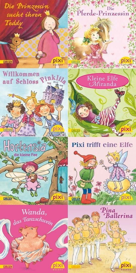 Pixi Bücher Serie 195 Prinzessin, Elfe und Ballerina
