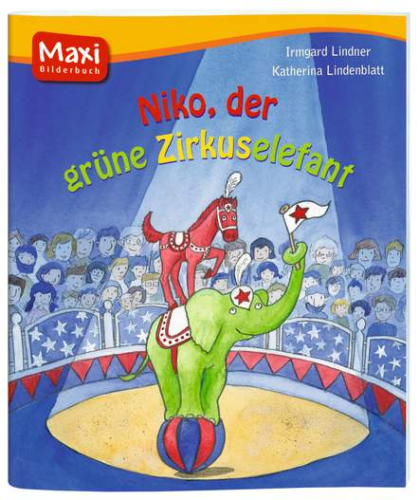 Maxi-Bilderbuch Niko der grüne Zirkuselefant