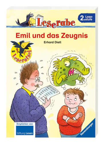 Leserabe Softcover 2. Lesestufe Emil und das Zeugnis