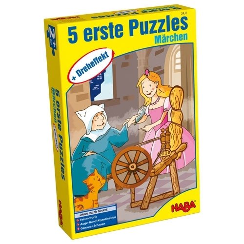 HABA 6 Erste Puzzles Dreheffekt Märchen 2432