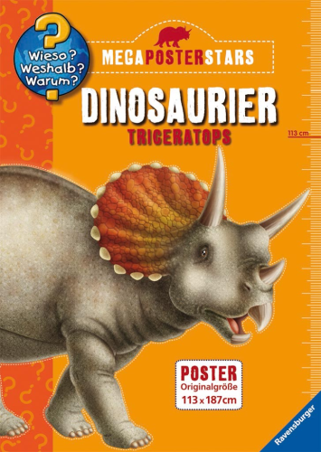 Wieso Weshalb Warum Poster Triceratops
