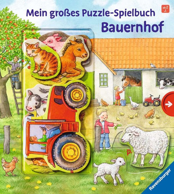 Mein großes Puzzle Spielbuch Bauernhof