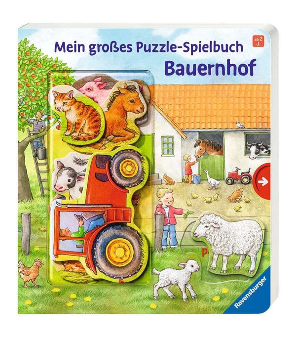 Mein großes Puzzle Spielbuch Bauernhof