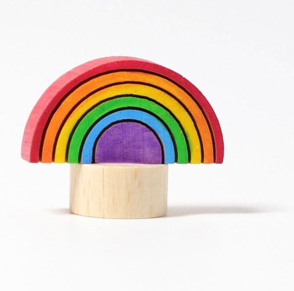 Grimm's 03317 Stecker Regenbogen aus Holz