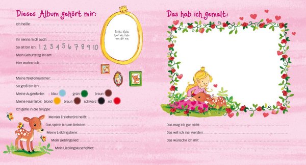 Freundebuch Meine Kindergarten-Freunde Prinzessin