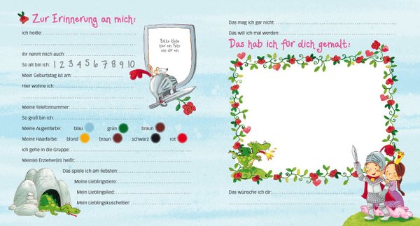 Freundebuch Meine Kindergarten-Freunde Prinzessin