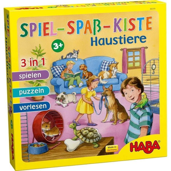 HABA 302319 Spiel-Spaß-Kiste Haustiere