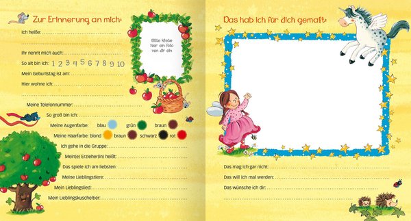 Freundebuch Einhorn Meine Kindergarten Freunde
