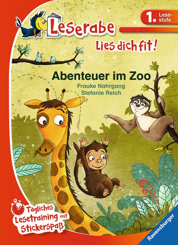 Leserabe 1. Lesestufe Abenteuer im Zoo Ravensburger