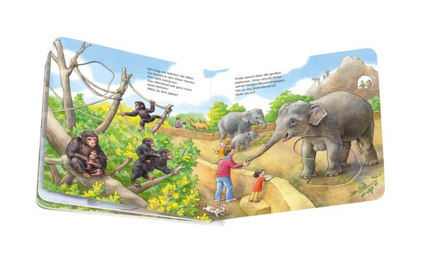 Mein großes Puzzle-Spielbuch Zoo Ab 2 Jahren mit 10 Puzzleteilen.