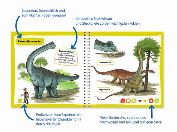 tiptoi Dinosaurier Pocket Wissen 4-7 Jahre