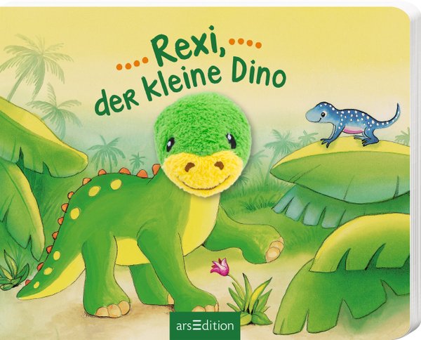 Rexi der kleine Dino Spielbuch mit Fingerpuppe