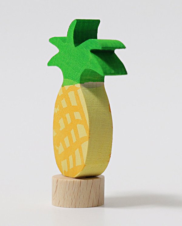 Grimm's 03321 Steckfigur Ananas aus Holz