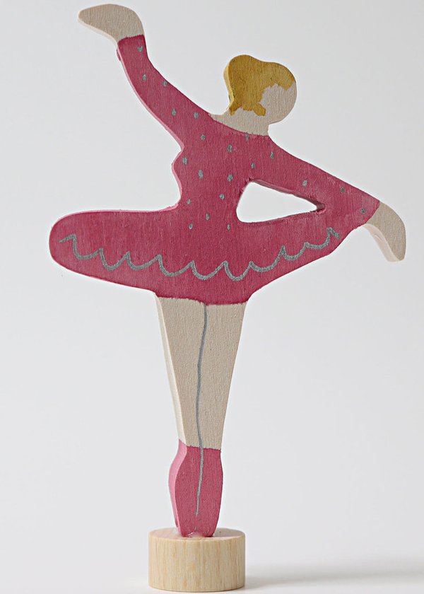 Grimm's 03324 Steckfigur Ballerina Stecker aus Holz