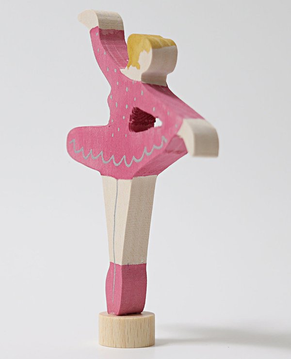 Grimm's 03324 Steckfigur Ballerina Stecker aus Holz