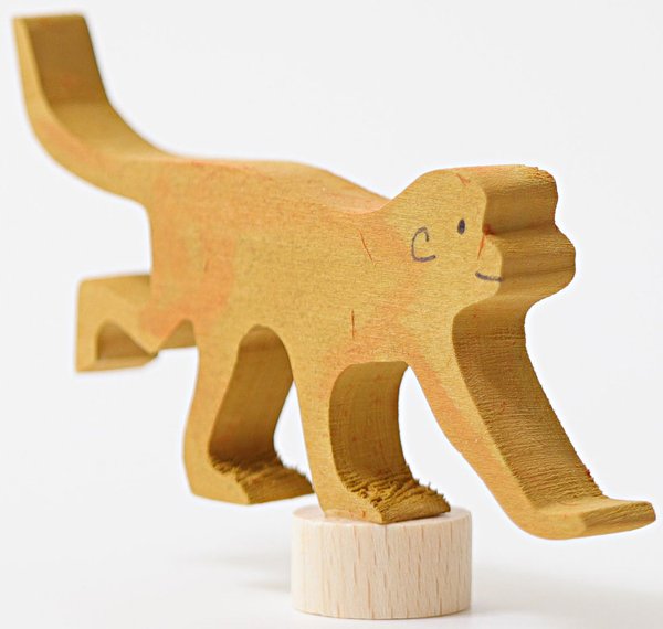 Grimm's 03318 Steckfigur Affe aus Holz