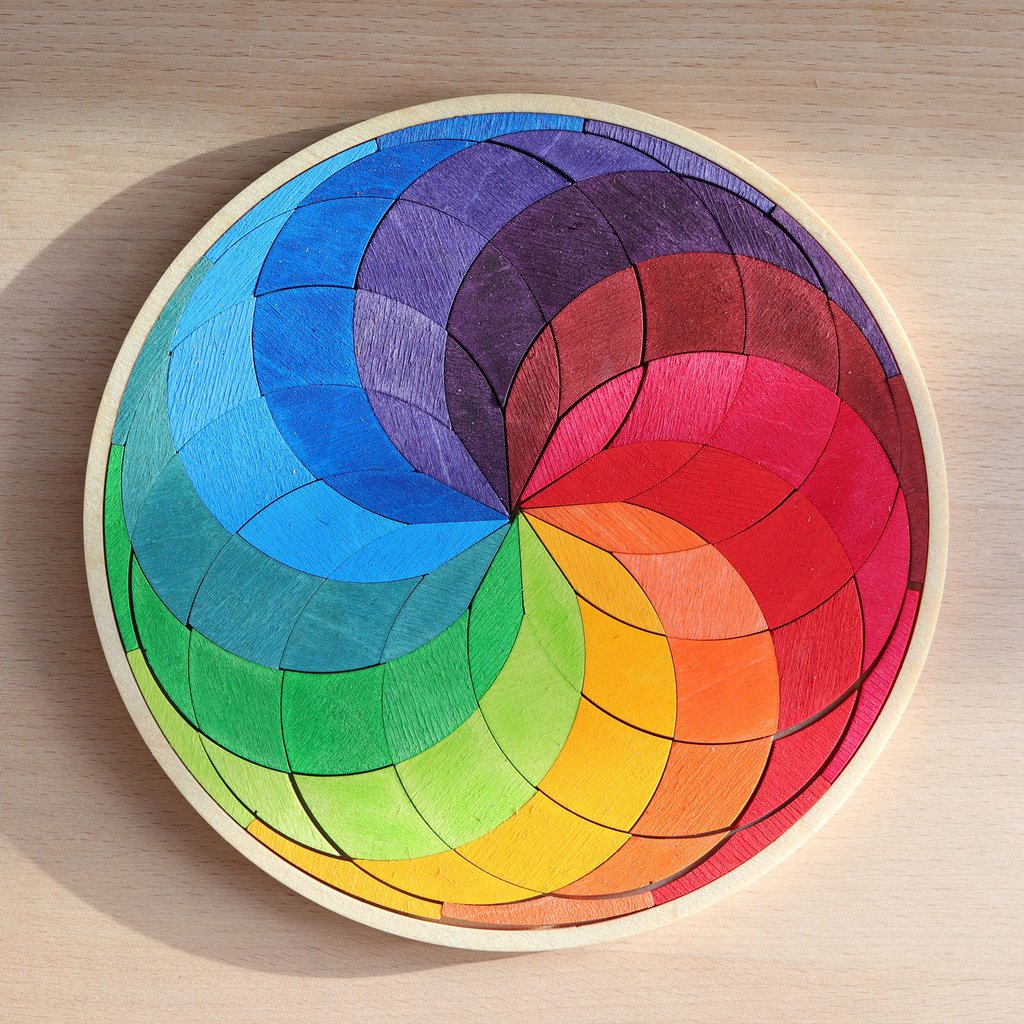 Grimms Spiel und Holzdesign  43370  kleine Farbspirale 72 Teile 
