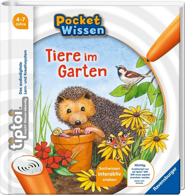 tiptoi Pocket Wissen Tiere im Garten