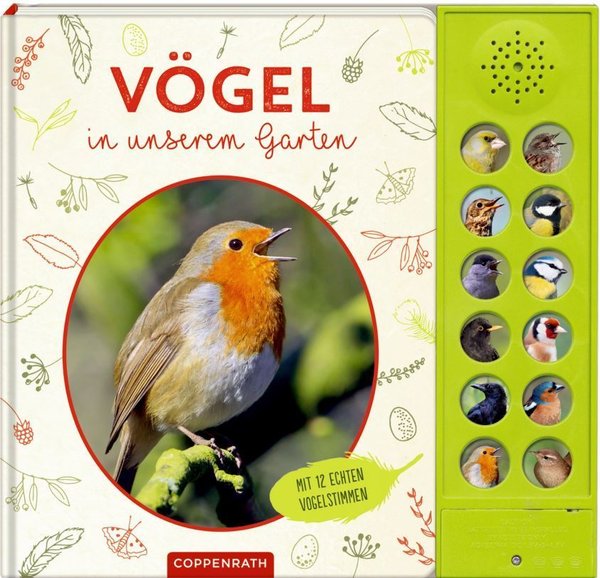 Vögel in unserem Garten Soundbuch mit 12 echten Vogelstimmen